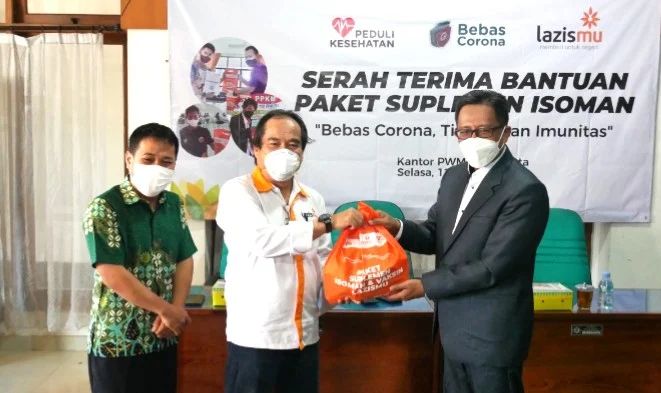 Lazismu Salurkan 450 Paket Isoman