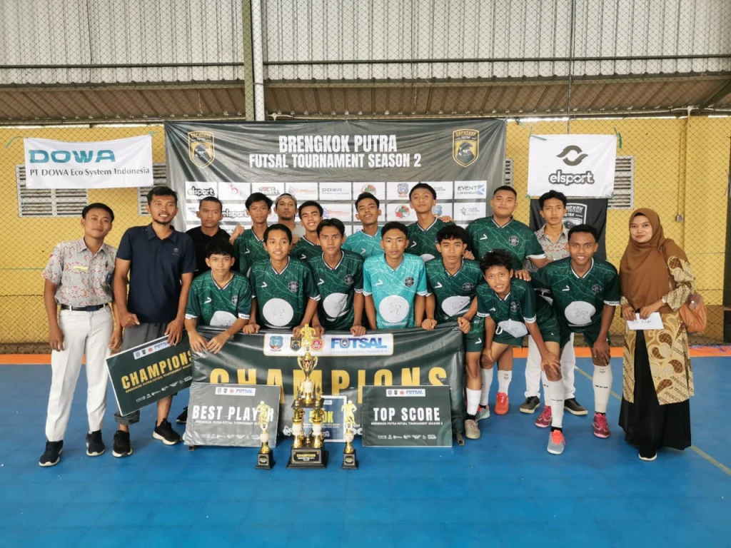 Dominasi Turnamen, Tim Futsal Mamsaka Sabet Juara 1 Brengkok Putra Futsal Tournament Season 2
