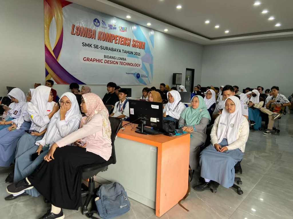 SMK Mudisa Jadi Tuan Rumah LKS 2025 Bidang Graphic Design Technology