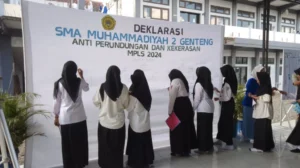 Siswa Baru SMA Muha Mengikuti Pembukaan MPLS Virtual