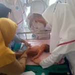 Mahasiswa Kebidanan UMMAD (UMJT) Ikuti Bimbingan Pemeriksaan Bayi, Lakukan 24 Langkah Pemeriksaan
