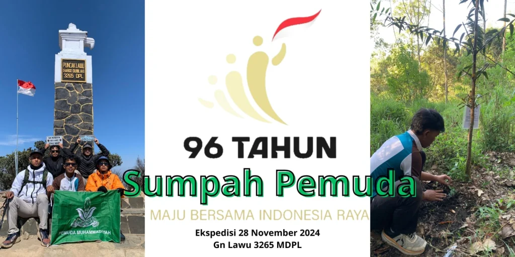 Komunitas Swastamita Bimbingan SBO Pemuda Muhammadiyah Kab. Blitar Gelar Ekspedisi Sumpah Pemuda ke Gunung Lawu