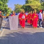 Peringati HUT Ke-79 RI, SDM 2 Dukun Ikuti Gerak Jalan