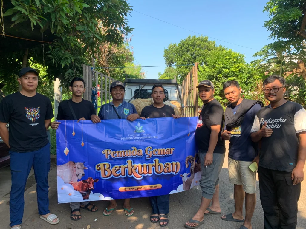 Gemar Berqurban, Dakwah Nyata Pimpinan Ranting Pemuda Muhammadiyah Sidokelar
