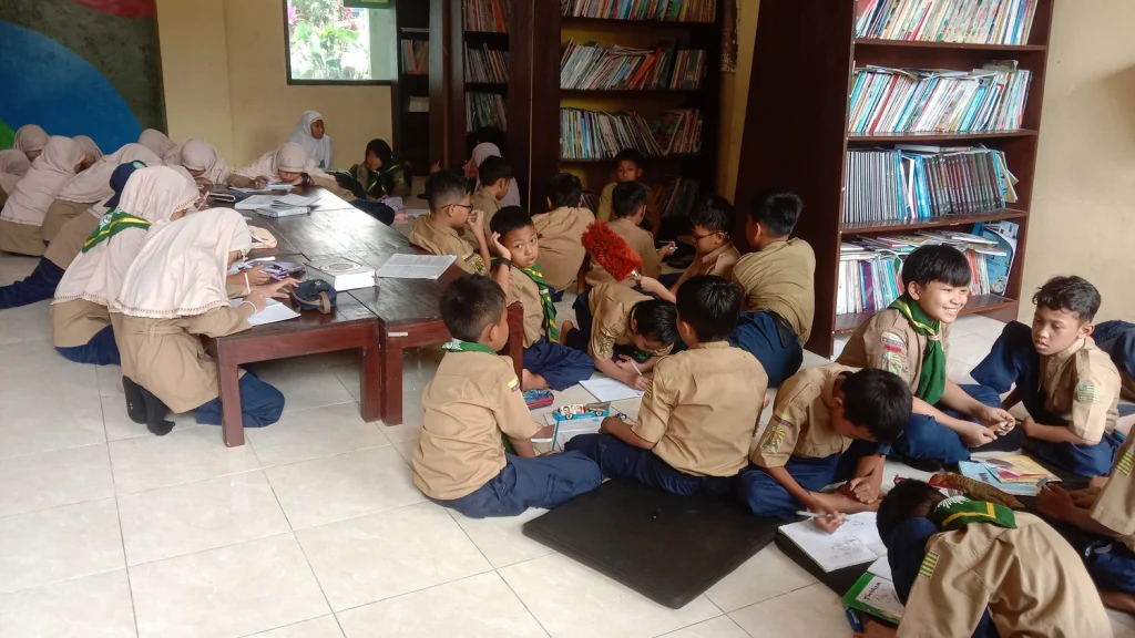 Semangat Murid Tingkat Athfal Qobilah SD Muhammadiyah Kota Blitar Ciptakan Yel-Yel HW