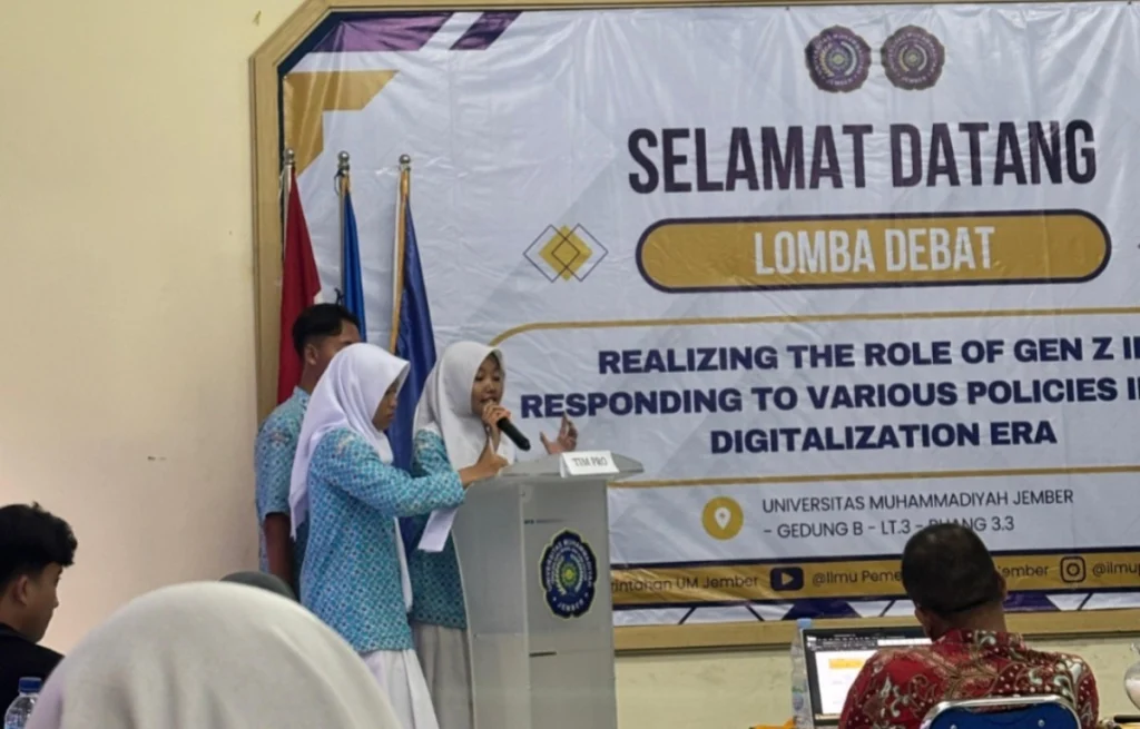 Asah Kemampuan Berpikir Kritis, Mahasiswa Ilmu Pemerintahan Unmuh Jember Gagas Government Debate Competition 2025