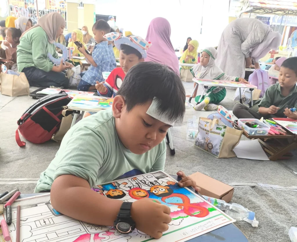 RS Islam Aminah Blitar Gelar Lomba Mewarnai Semarakkan Milad ke-8
