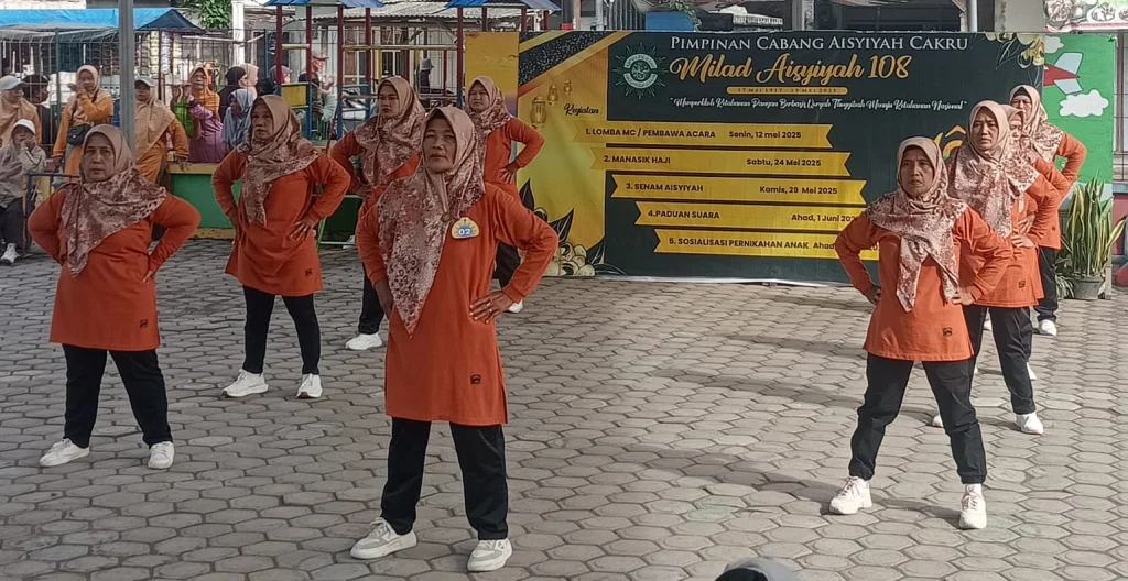 PCA Cakru Gelar Lomba Senam Aisyiyah Bahagia Sambut Milad ke-108 ‘Aisyiyah