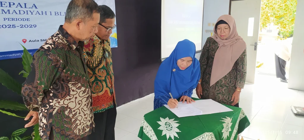 Kepala Sekolah Baru SMP Muhammadiyah 1 Blitar (SMP MUSA) Resmi Dilantik