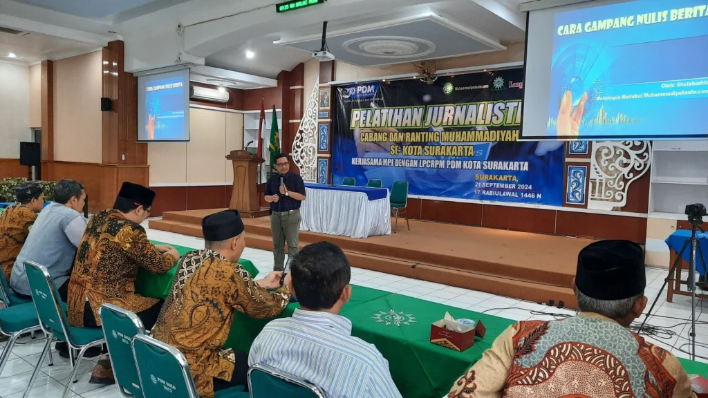 Pelatihan Jurnalistik untuk Syiar dan Dakwah Diikuti 62 PRM dan 7 PCM