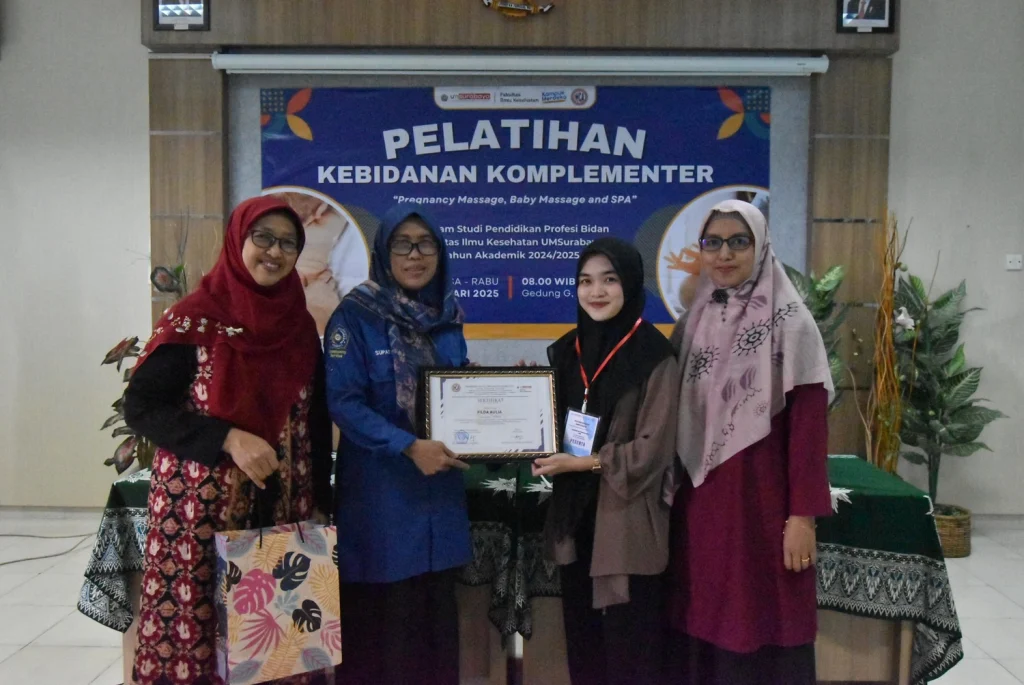 Bekerja Sama dengan IHCA, S1 Kebidanan FIK Umsurabaya Gelar Pelaksanaan Pelatihan Kebidanan Komplementer