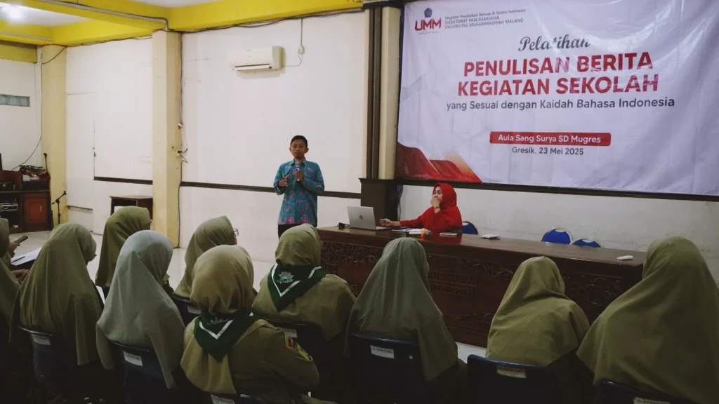 SD Mugres Gelar Pelatihan Penulisan Berita bersama Pascasarjana UMM