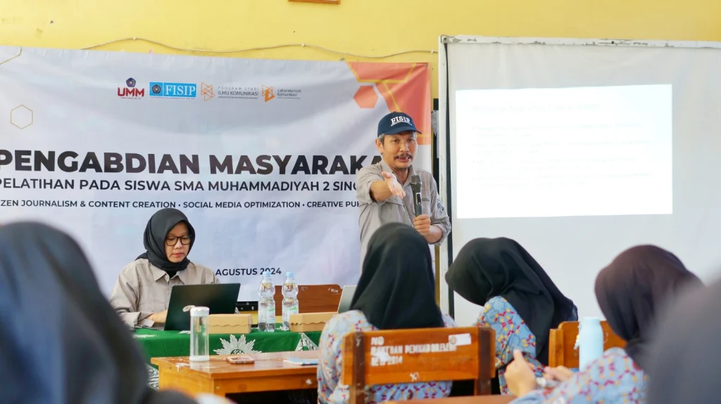 Komunikasi UMM Gali Potensi Content Creator Pelajar Muhammadiyah Singaraja