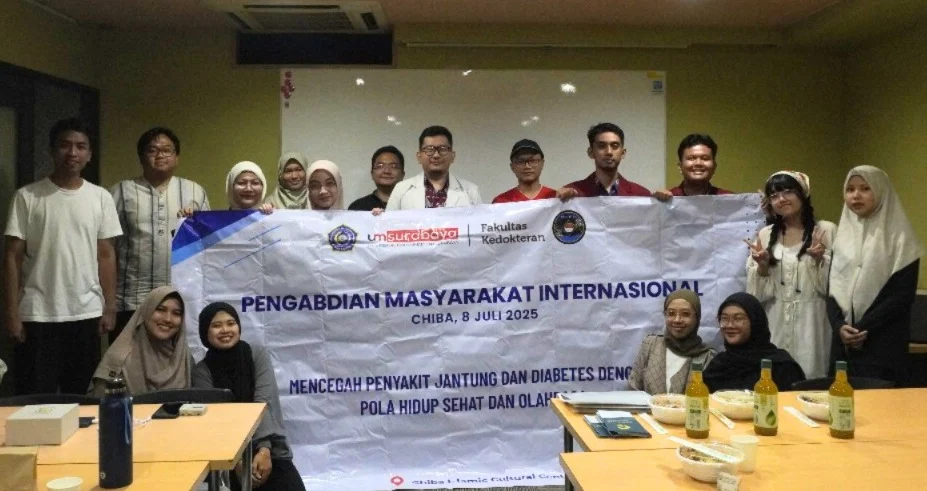 FK UM Surabaya dan PPI Chiba Gelar Pengabdian Masyarakat Internasional di Jepang