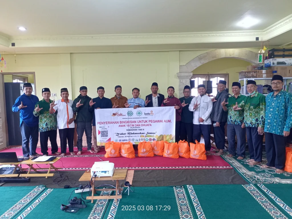 Safari Ramadhan PDM-PDA Tabanan Gelar Program Kado Ramadhan dan Pengukuhan PCM-PCA Baturiti