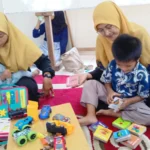 Pojok Pustaka pada Kegiatan Penguatan Ideologi Kader Jadi Budaya Literasi Dini Nasyiah