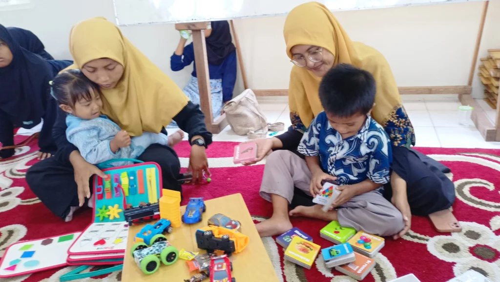 Pojok Pustaka pada Kegiatan Penguatan Ideologi Kader Jadi Budaya Literasi Dini Nasyiah