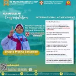 Murid SD Muhammadiyah 3 ICP Sumberrejo Tembus Program Pre-Medical School Harvard sebagai Peserta Termuda