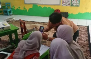 TK ABA Jemundo Belajar Publikasi Digital bersama Tim SD Mumtaz