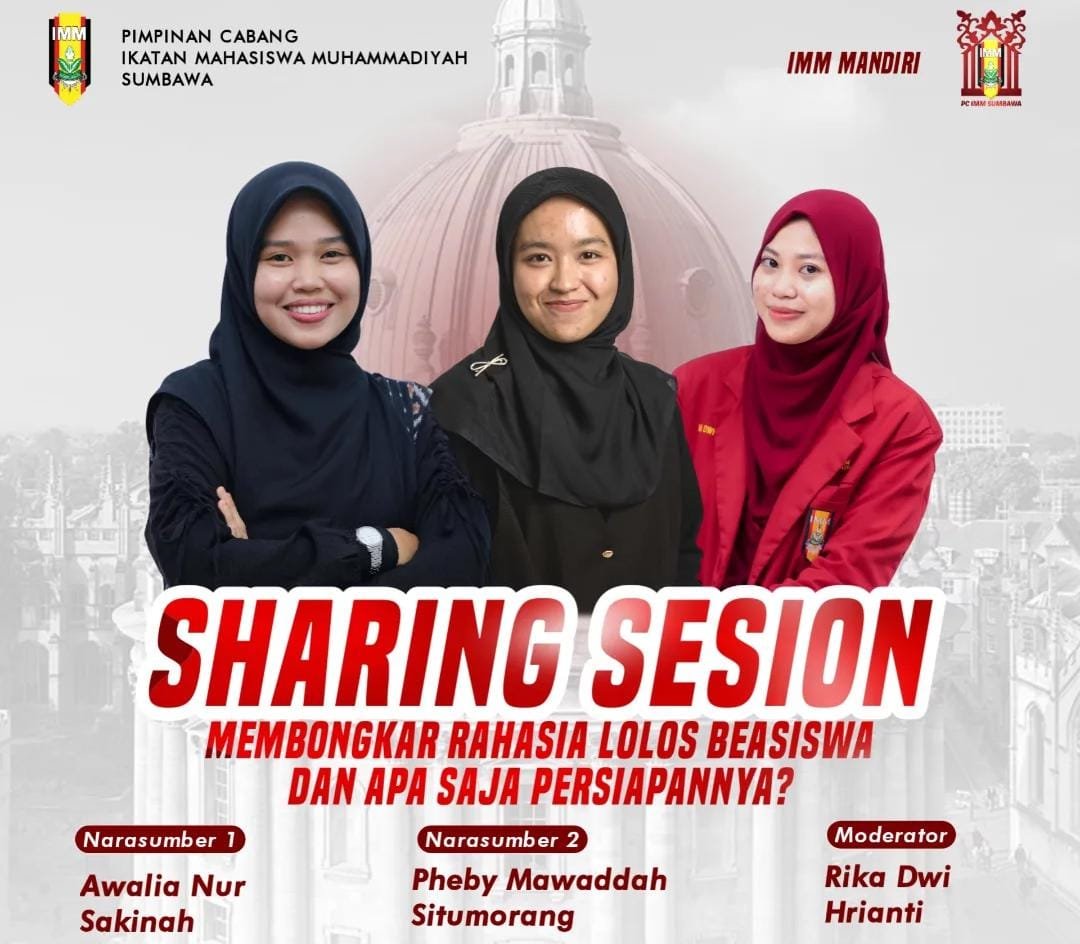 Sharing Session PC IMM Sumbawa Bongkar Rahasia Lolos Beasiswa