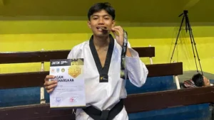 Prestasi Akhir Tahun, Siswa SMA Muha Genteng Raih Medali Perunggu di Kejurprov Taekwondo Jatim