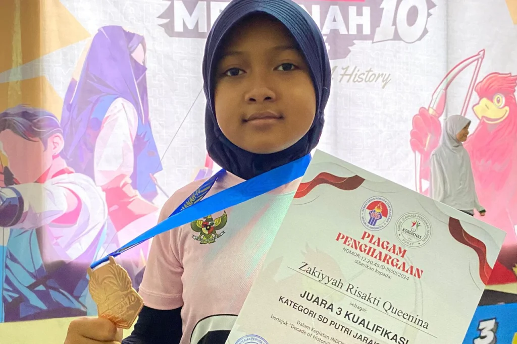 Atlet Panahan SD Sakri Berhasil Raih Juara dalam Perlombaan Menpora “Indonesia Memanah”