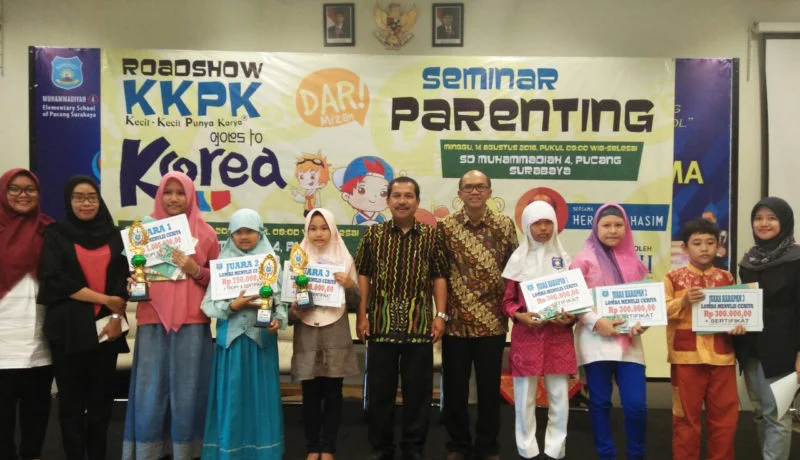 Daftar Pemenang Lomba Menulis Cerpen Siswa SD/MI Muhammadiyah Se-Jatim Bersama Penerbit Mizan