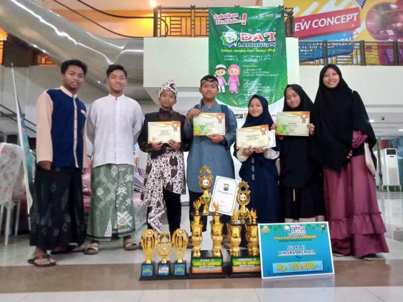 Santri Ponpes Al Mizan Dulang 16 Trofi dalam Empat Lomba Berbeda