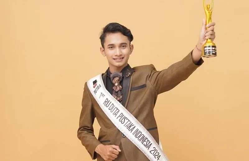 M Riski Maulana First Runner-up Duta Pustaka Indonesia 2024