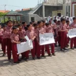 MI Mutwo dan Hamas School Gelar Aksi Bela Palestina
