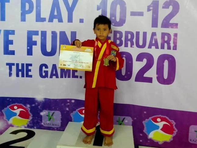 MI Muhammadiyah 28 Rebut Medali Emas di Silat Spartan