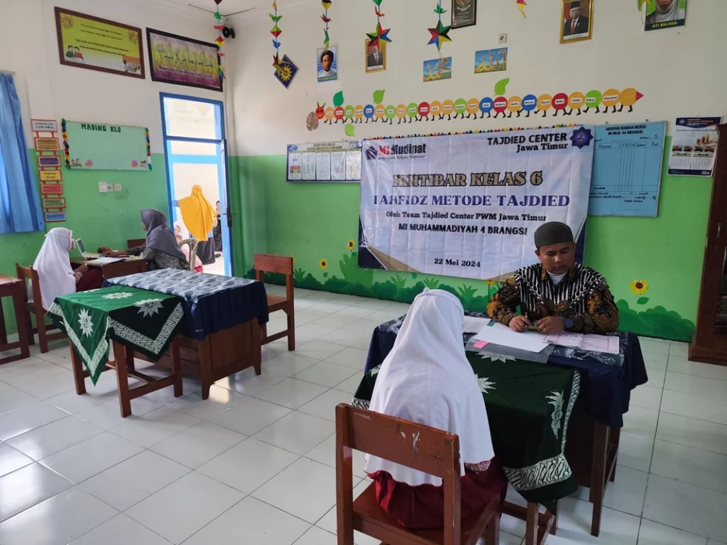 Siswa MIM 4 Brangsi Ujian Tahfidh
