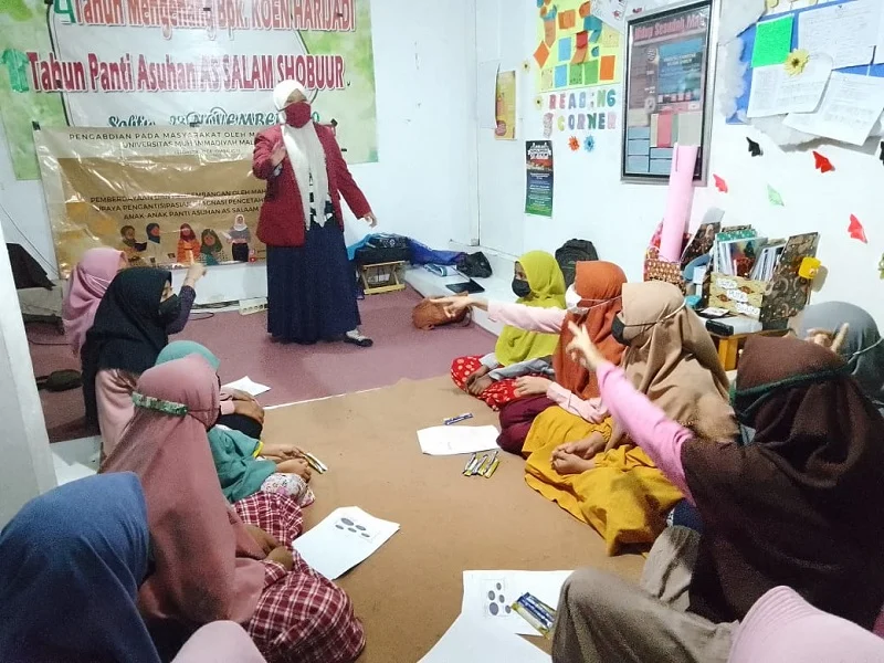 Mahasiswa UMM Edukasi Anak Panti tentang Bullying dan Insecurity