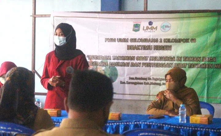 Mahasiswa UMM Ajak Budidaya Tanaman Obat Keluarga