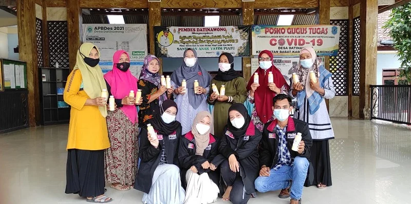 Mahasiswa UMM Rangkul Warga Babat Terapkan Kewirausahaan