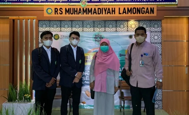 Mahasiswa Unisa Yogyakarta Magang di RS Muhammadiyah Lamongan