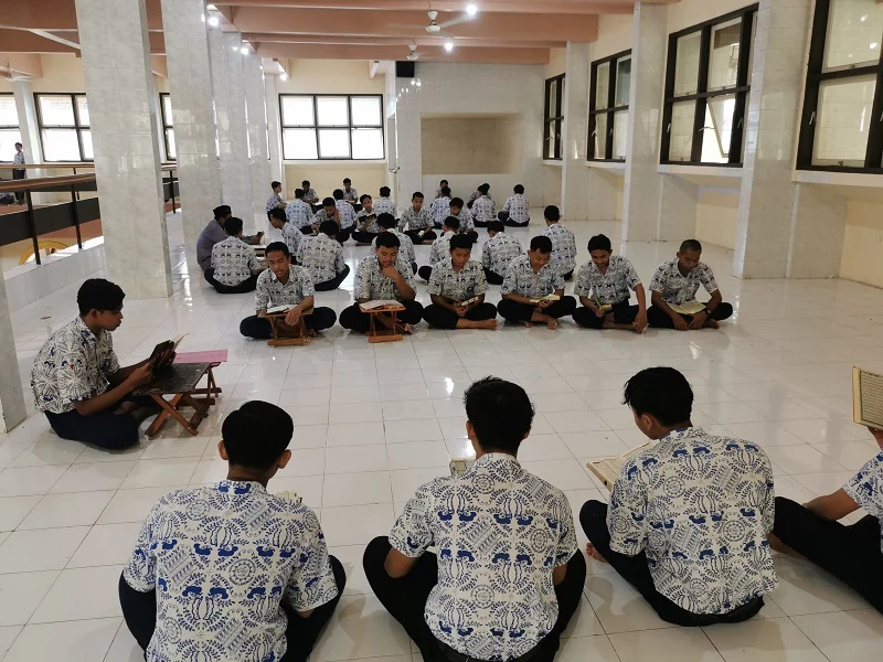 Bentuk Karakter Spiritual, Siswa Mamsaka Ujian Tahfidh 3 Juz