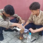 Siswa Mamsa Belajar Bikin Ecoenzym