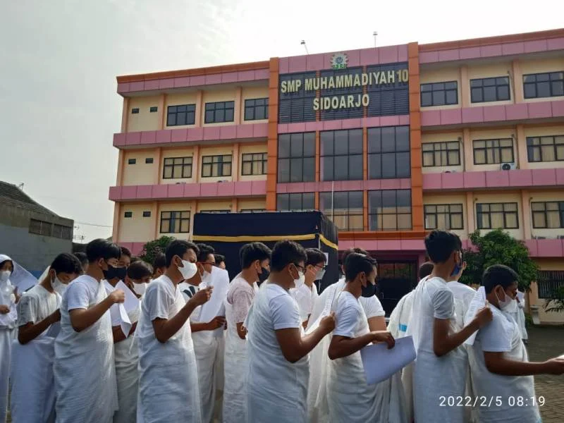 Manasik Haji SMP Miosi Bikin Rindu Kakbah