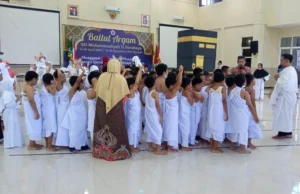 Gema Talbiyah di SD Muhlas