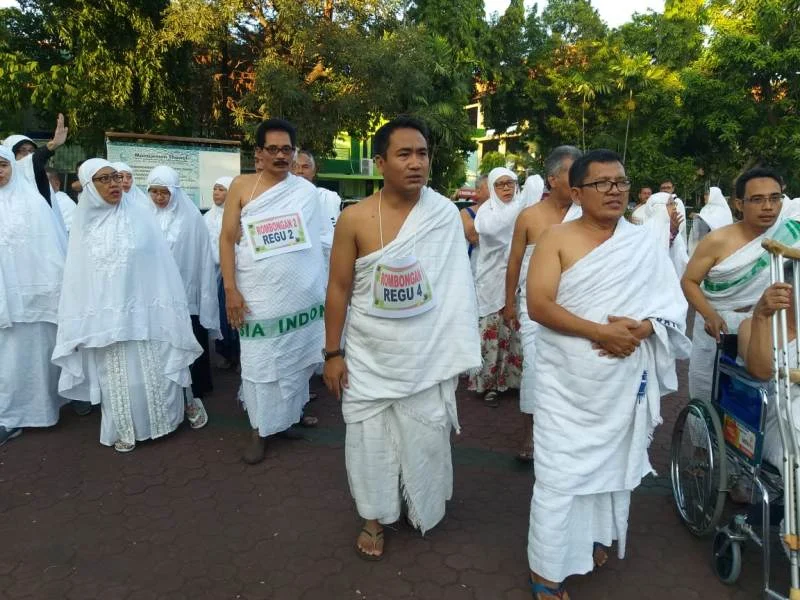 KBIH Muhammadiyah Surabaya Adakan Ujian Praktik Manasik Haji