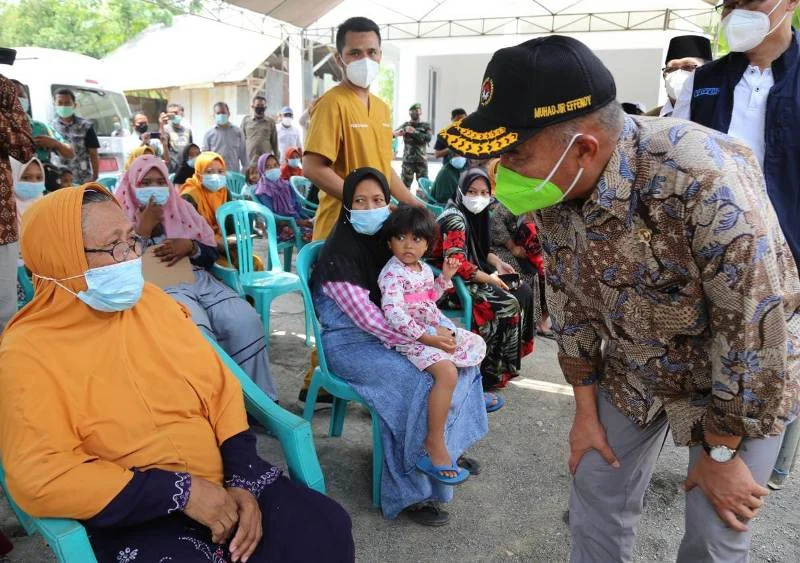 Vaksinasi Rendah, Menko PMK Tinjau Bangkalan
