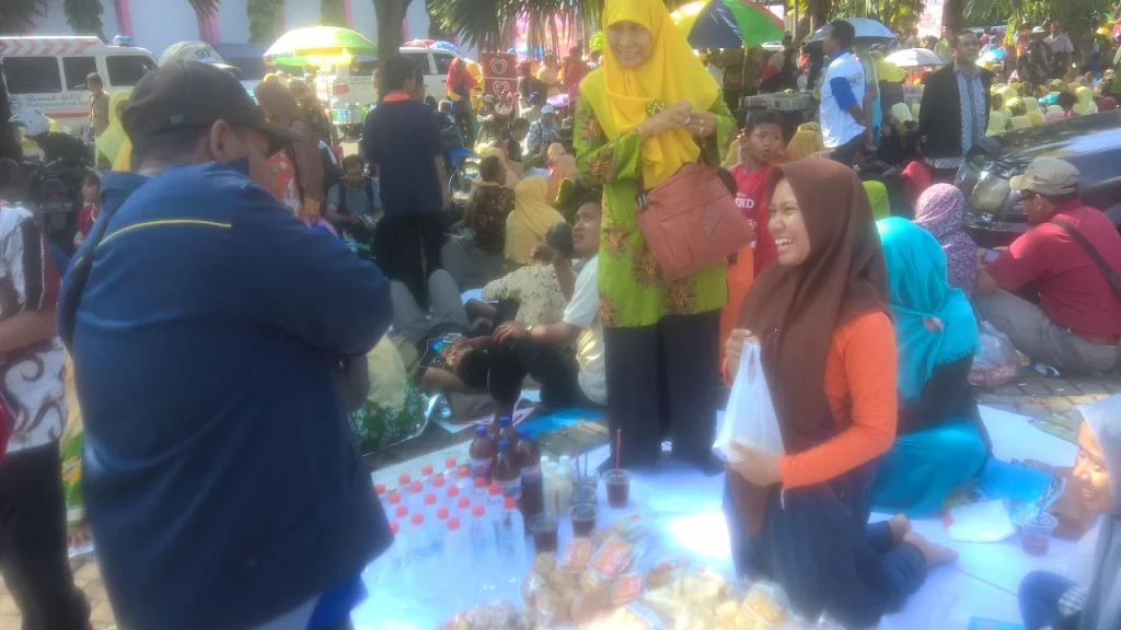 Pedagang Keliling Ini Raih Berkah di Milad Muhammadiyah 104