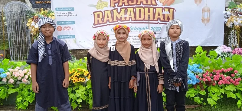 Siswa Mimsix Juara III di Pasar Ramadhan Setigi