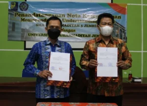SMAM 3 dan UM Jember Teken MoU