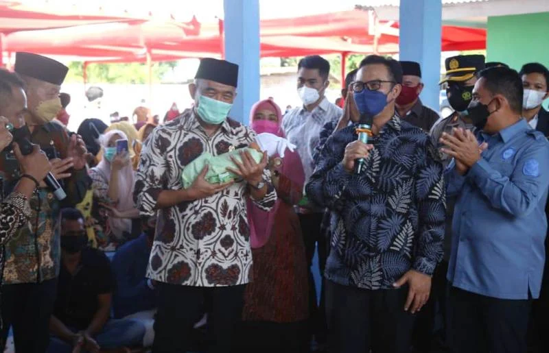 Program Ayah Siaga Desa Bontomarannu Dikunjungi Menko PMK