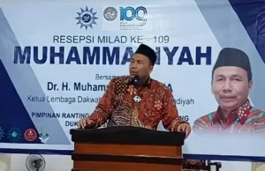 Resepsi Milad, Muhammadiyah Mojopetung Hadirkan Orang Pusat