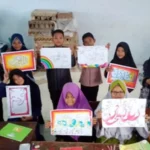 Tahun Baru Hijriyah Dihiasi dengan Kreasi Kaligrafi di Sekolah Ini