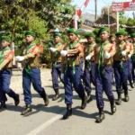 Dengan Seragam HW dan Sepatu Lars, Regu Ini Juara Umum Gerak Jalan Kemerdekaan