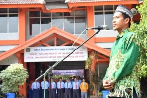 Didapuk Jadi Pembina Upacara, Ketua Pemuda Ini Bahas Ciri Generasi Ulul Albab